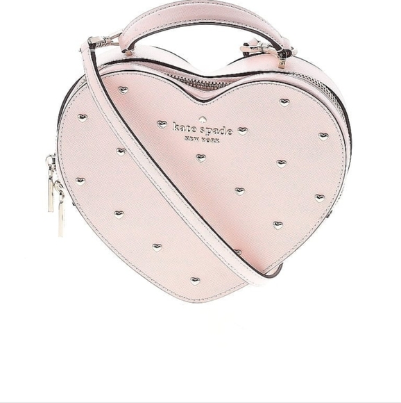 Kate Spade New With Tags!! Love Shack Embellished Heart Shaped Purse - Picture 2 of 12